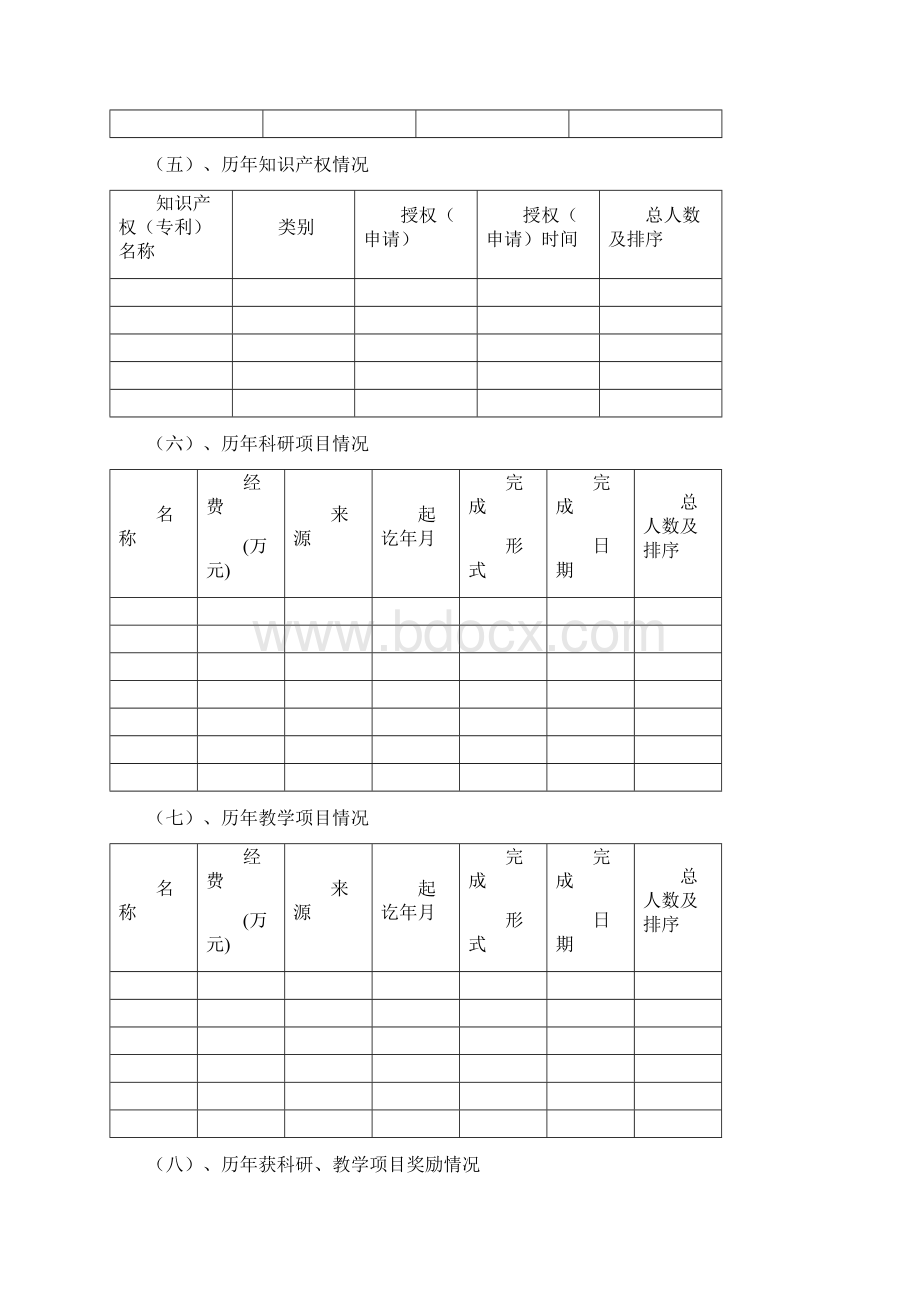 教师个人职业规划表Word文档格式.docx_第3页