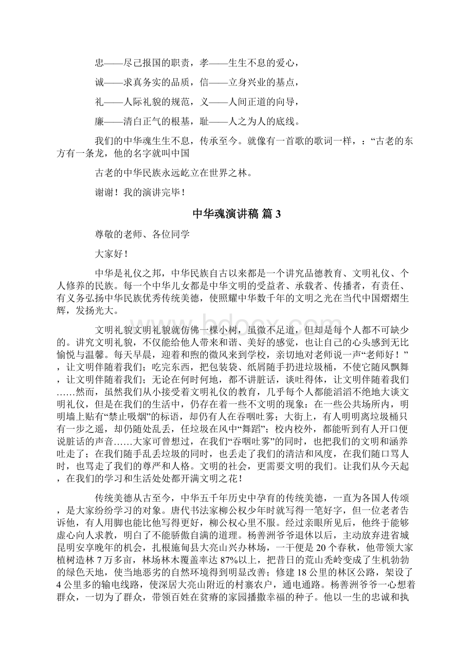 关于中华魂演讲稿七篇.docx_第3页