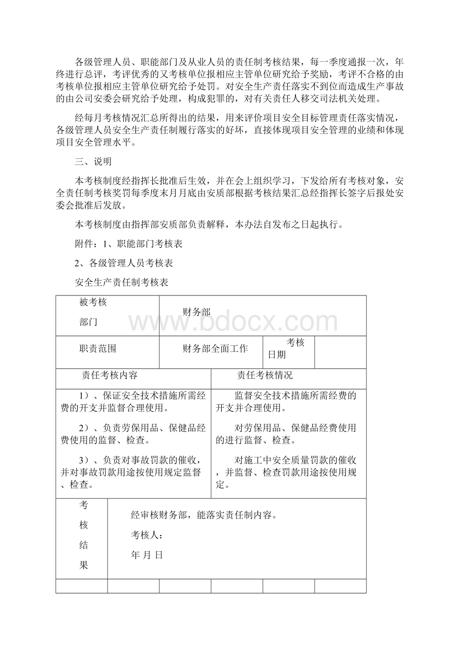 安全生产责任制考核制度.docx_第2页