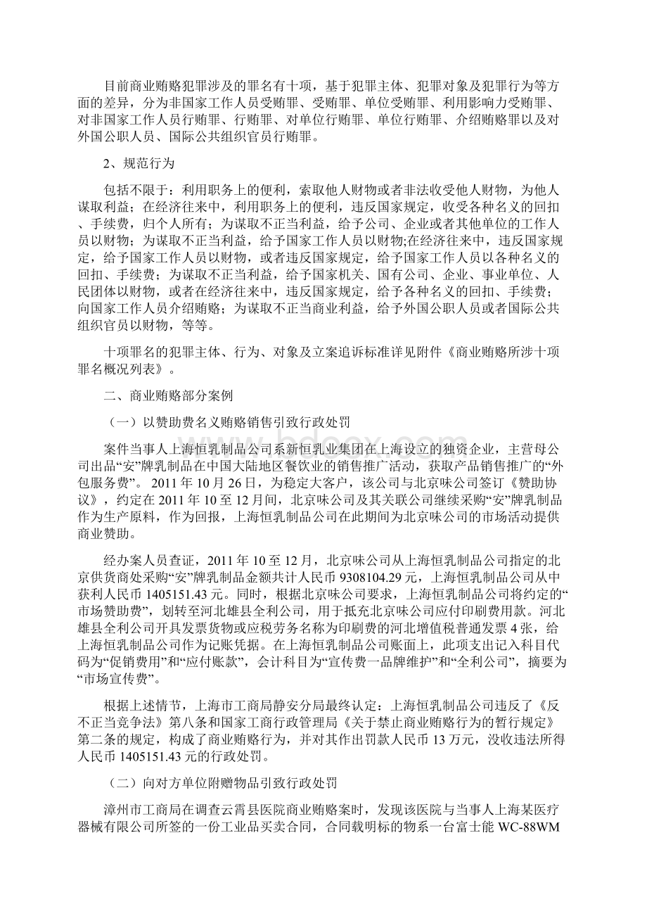 合规培训法律专题培训之商业贿赂培训Word文档格式.docx_第2页