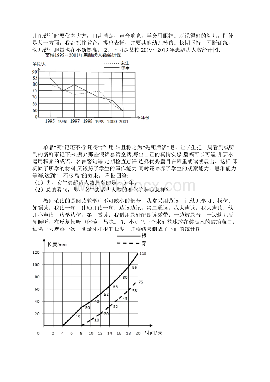 五年级下数学一课一练折线统计图人教新课标最新教学文档.docx_第2页