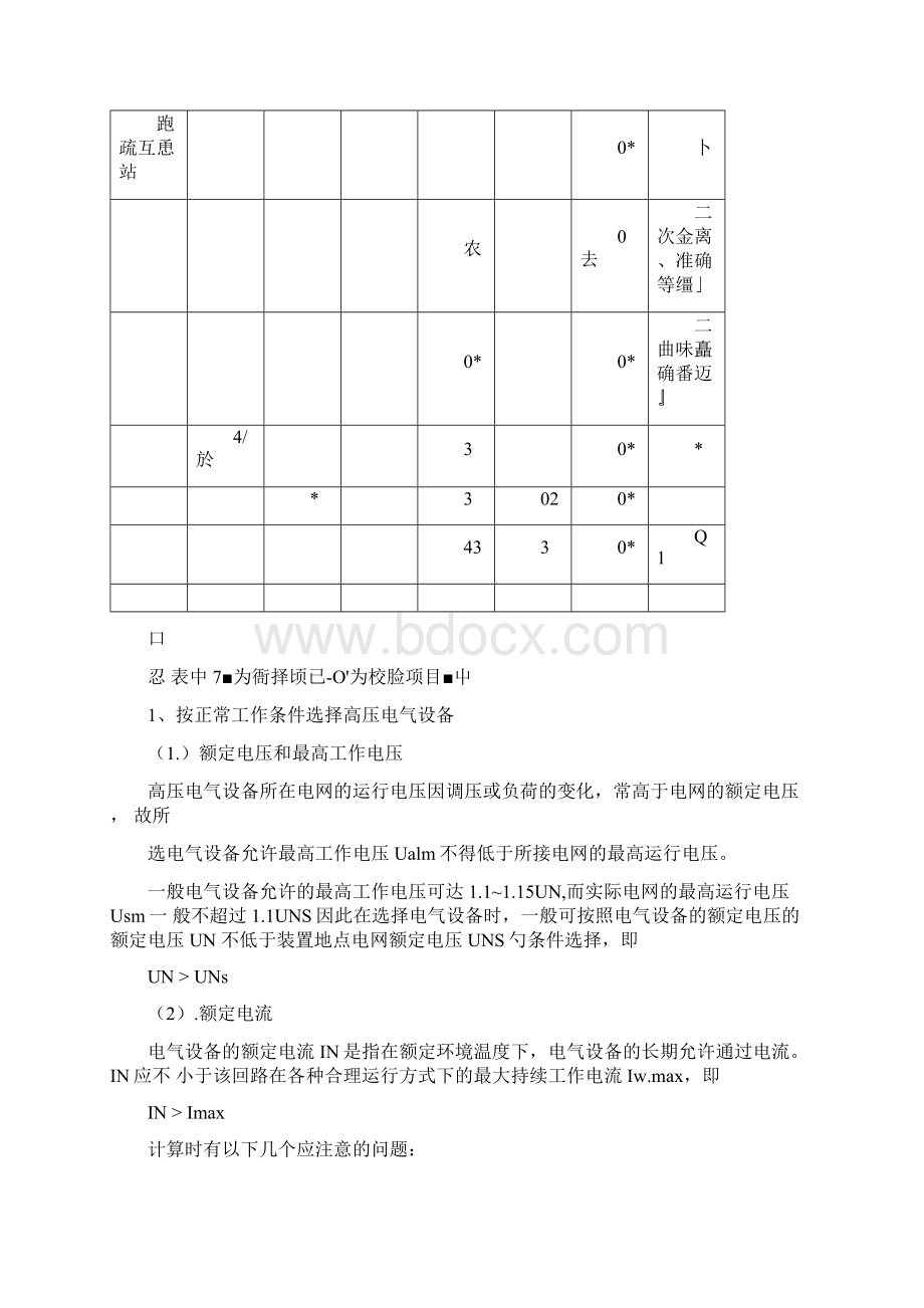 电气设备的选型设计说明.docx_第2页