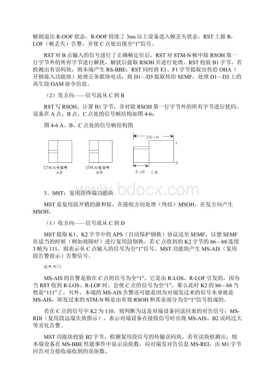 sdh设备的逻辑功能块及其告警Word格式.docx_第3页