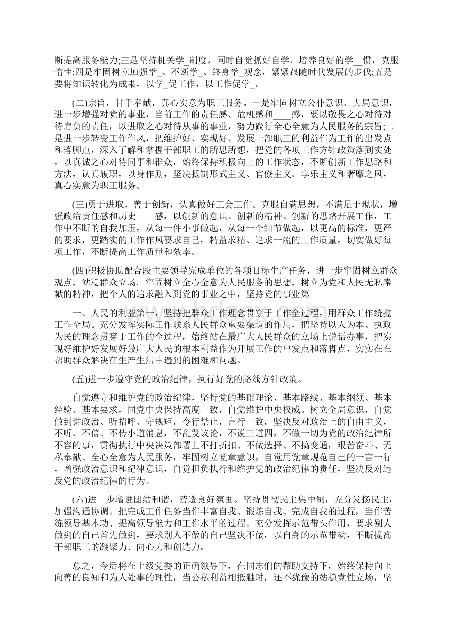 班子成员个人工作汇报共6篇.docx_第3页