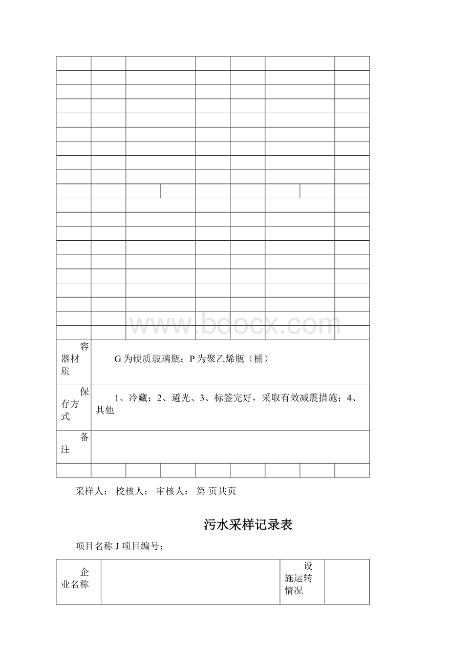 环境监测水质原始记录Word文件下载.docx_第2页