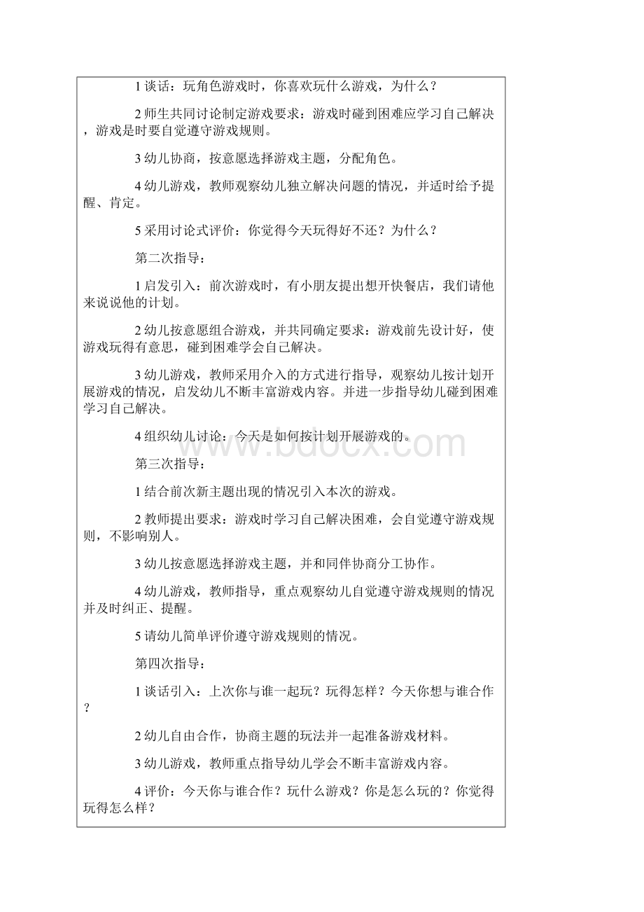 幼儿园疫情期间大班角色游戏阶段计划.docx_第2页