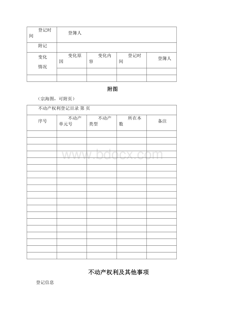 不动产登记簿样式及使用填写说明.docx_第3页