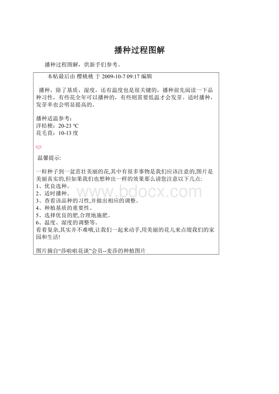 播种过程图解Word文档格式.docx