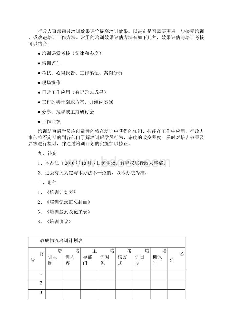 培训管理办法完整资料doc文档格式.docx_第3页