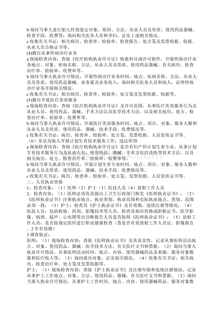 民营医院监督检查要点概述.docx_第3页