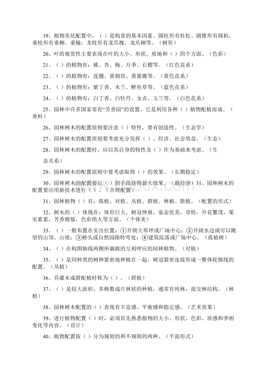 园林植物配置与造景试题及答案要点精.docx_第2页