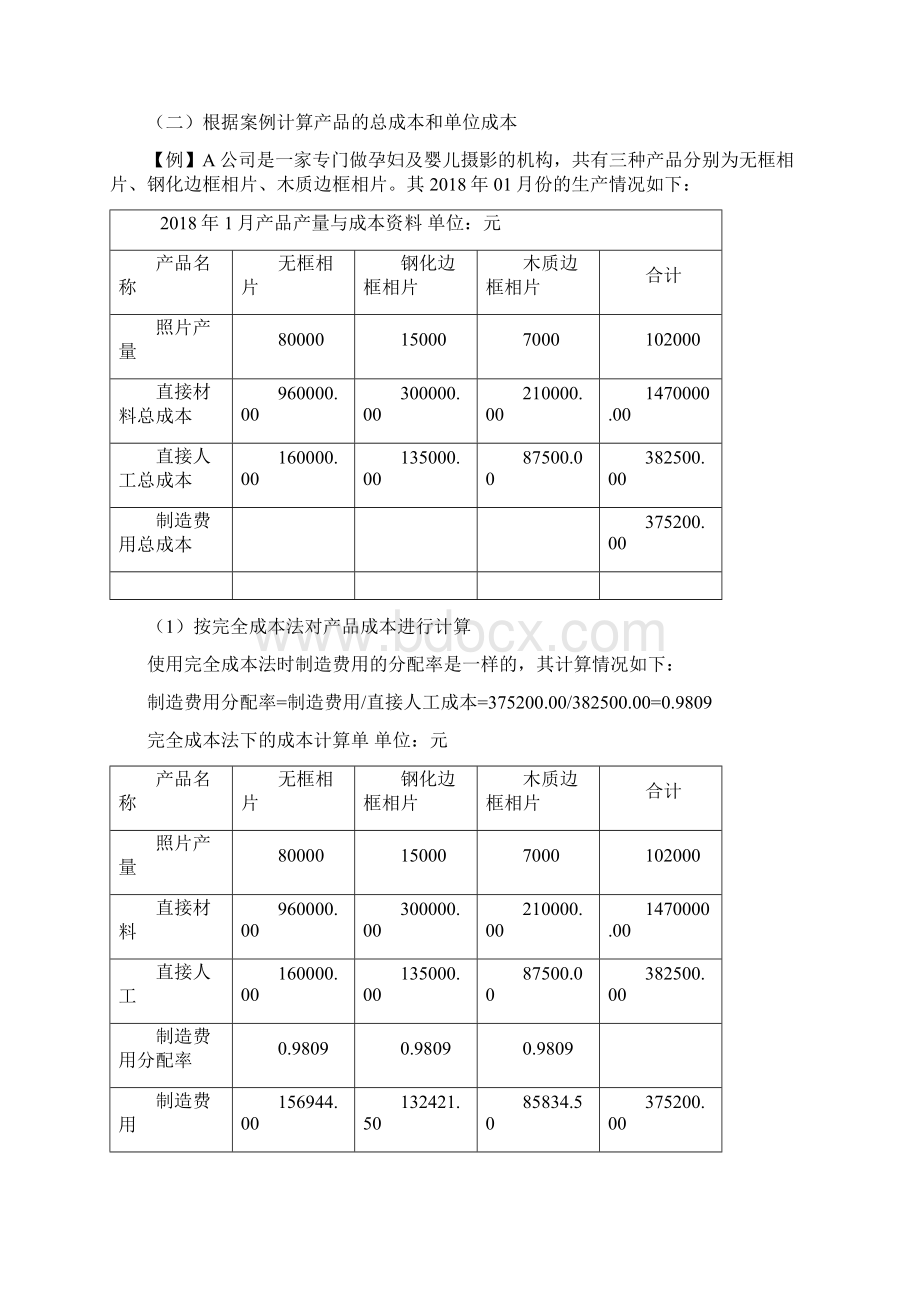 探析完全成本法作业成本法和标准成本法的应用法学毕业论文Word文档格式.docx_第2页