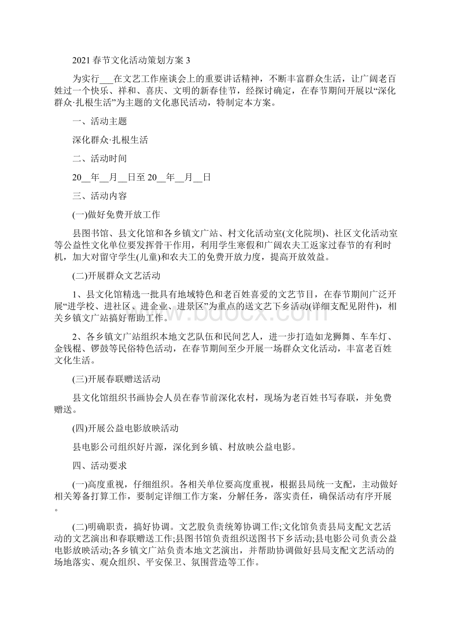 春节文化活动策划方案Word最新版.docx_第3页