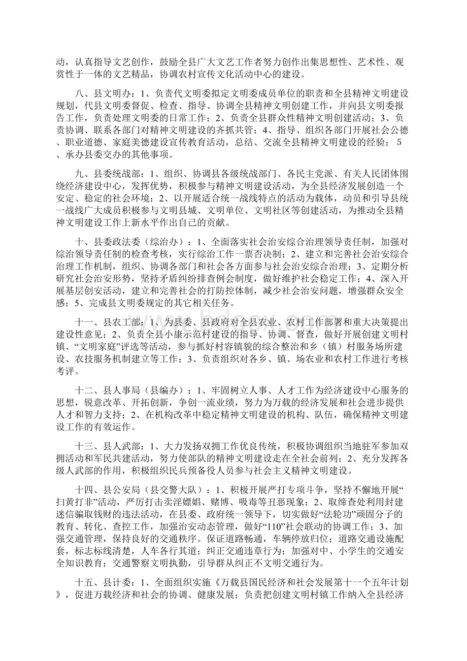 精神文明建设指导委员会成员单位工作职责.docx_第2页