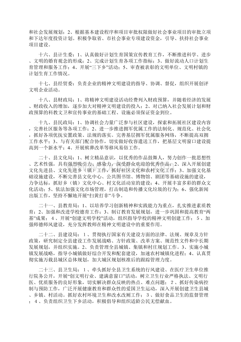 精神文明建设指导委员会成员单位工作职责.docx_第3页