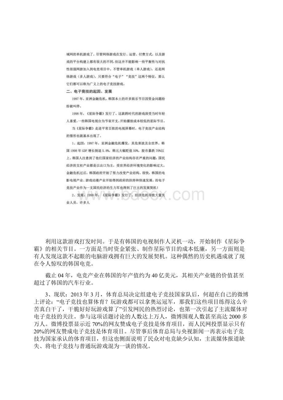 电子竞技赛事可行性分析报告书.docx_第2页