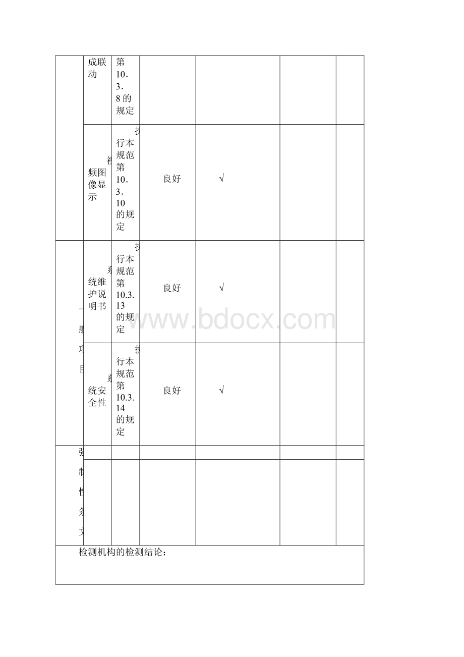 83智能建筑工程子系统检测记录表Word文档格式.docx_第2页