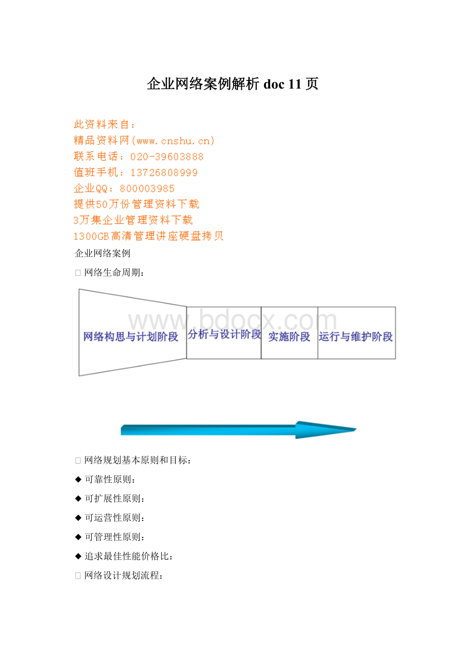 企业网络案例解析doc 11页Word文档格式.docx