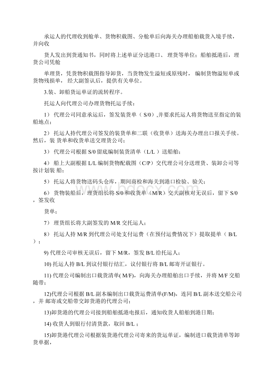 海运单证提单及其流转程序Word文件下载.docx_第2页