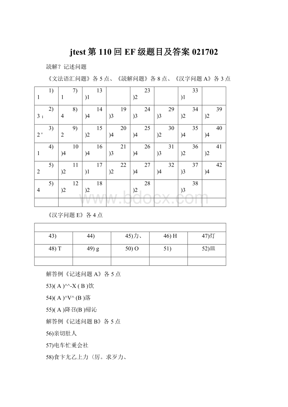 jtest第110回EF级题目及答案021702文档格式.docx_第1页