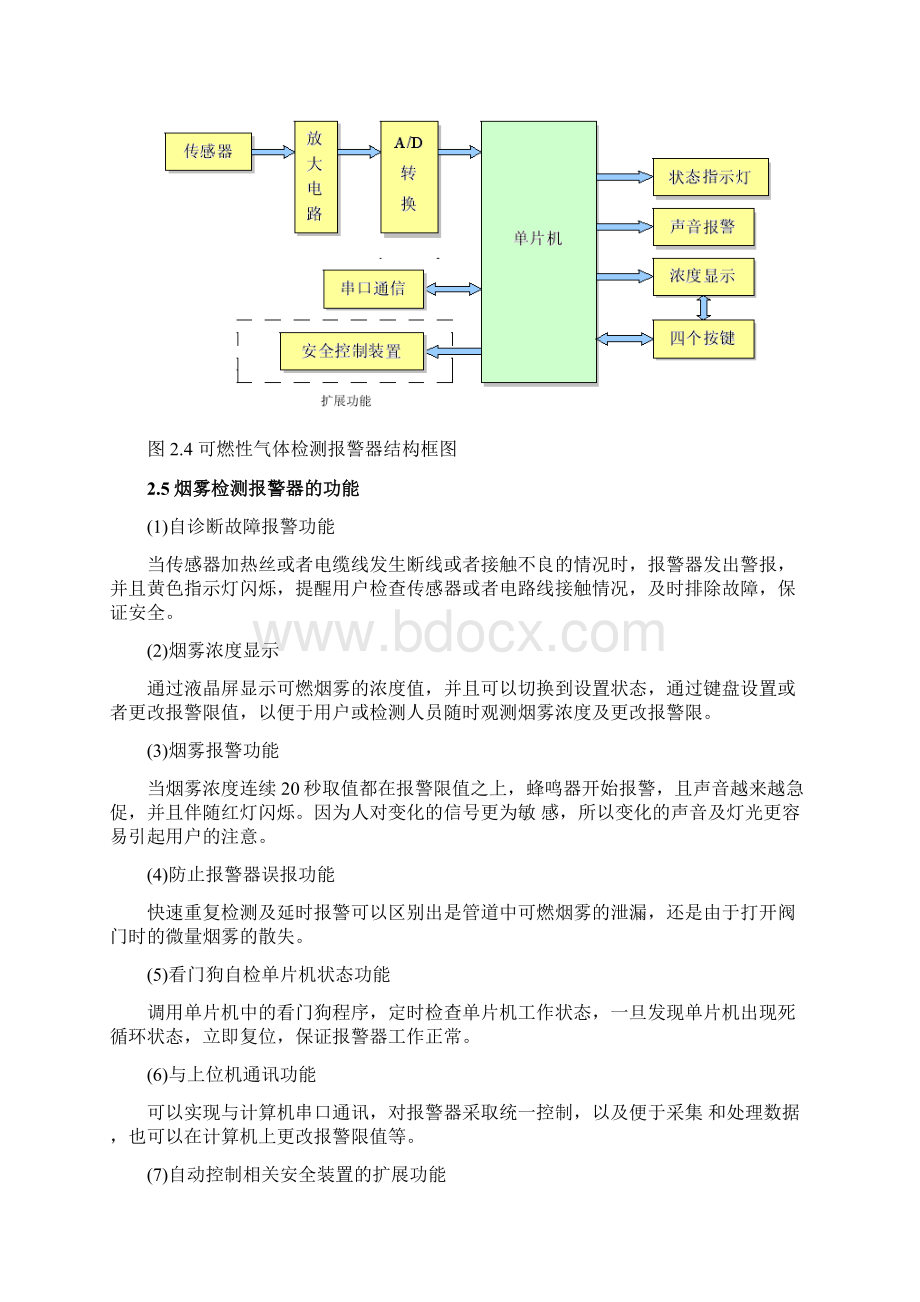 单片机的火灾报警系统设计.docx_第3页