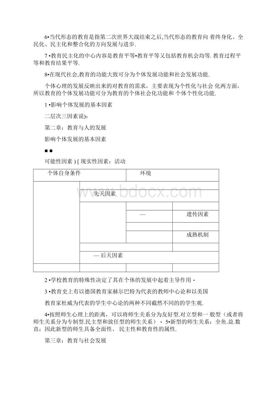 教育学导论复习材料docx.docx_第2页