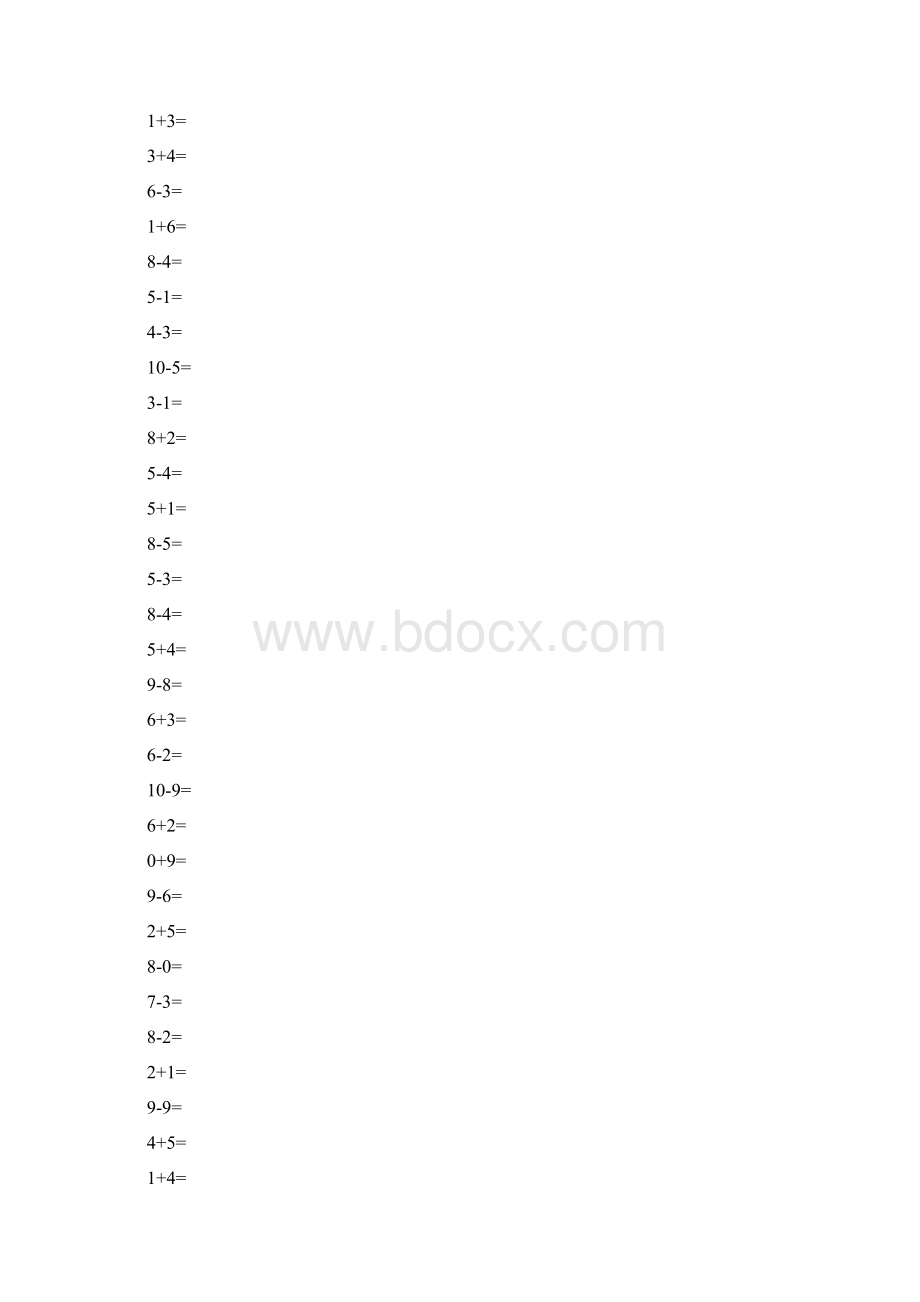 10以内加减法练习100题.docx_第3页