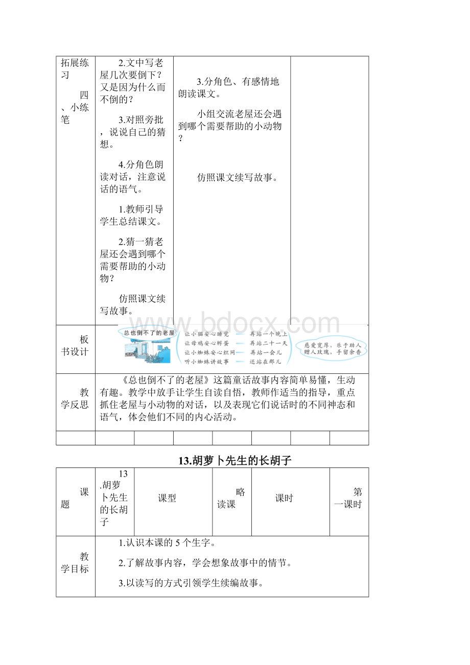 部编版 三年级上册语文 第四单元教案Word格式文档下载.docx_第2页