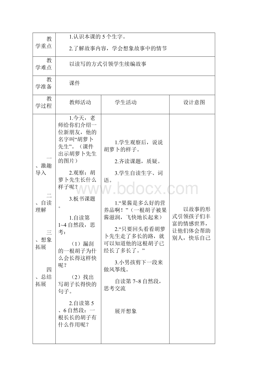 部编版 三年级上册语文 第四单元教案Word格式文档下载.docx_第3页