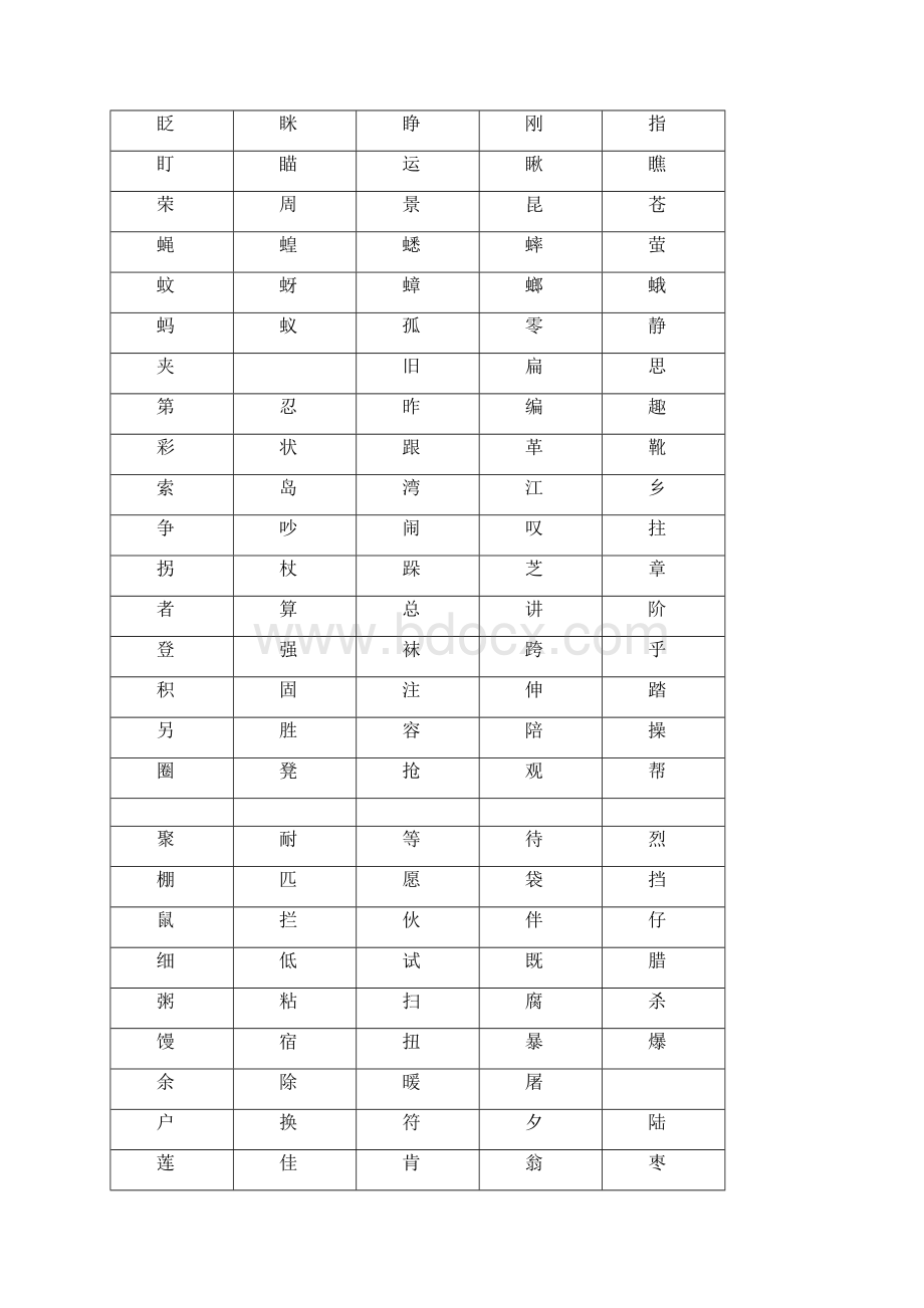 小学二年级字卡模版A4打印版Word文件下载.docx_第2页