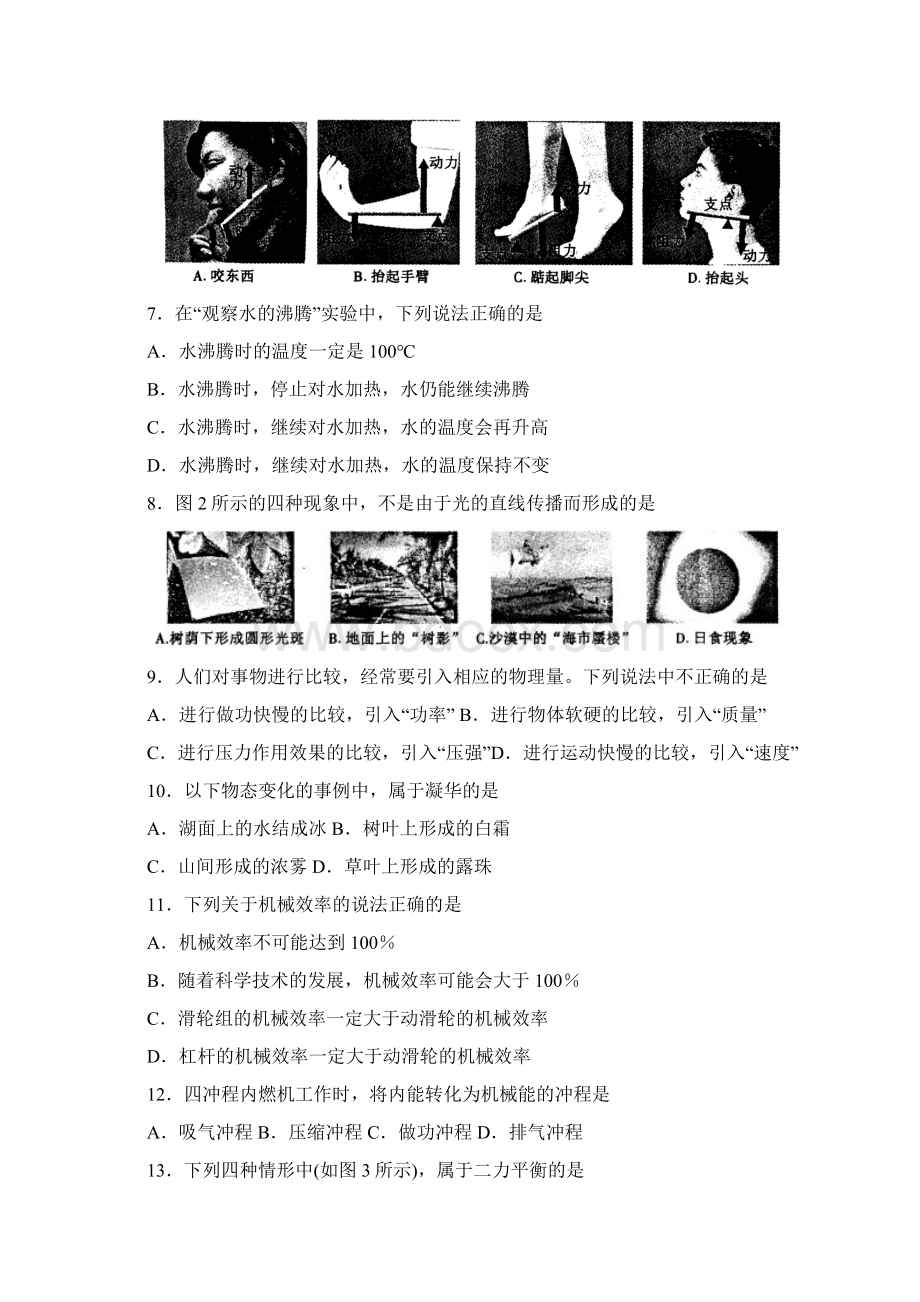 福建省漳州市中考物理真题试题.docx_第2页