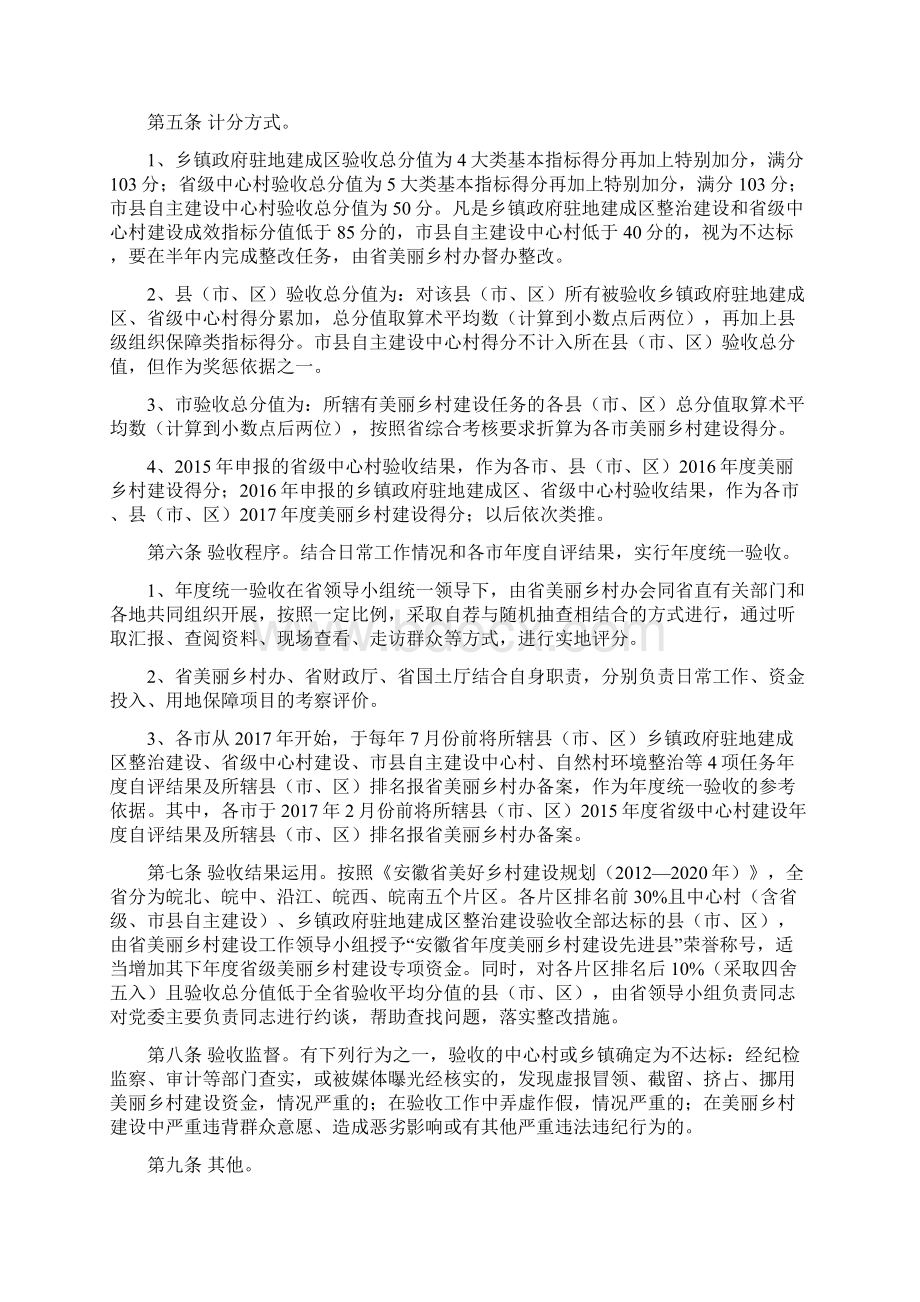 安徽省美丽乡村建设验收办法.docx_第2页