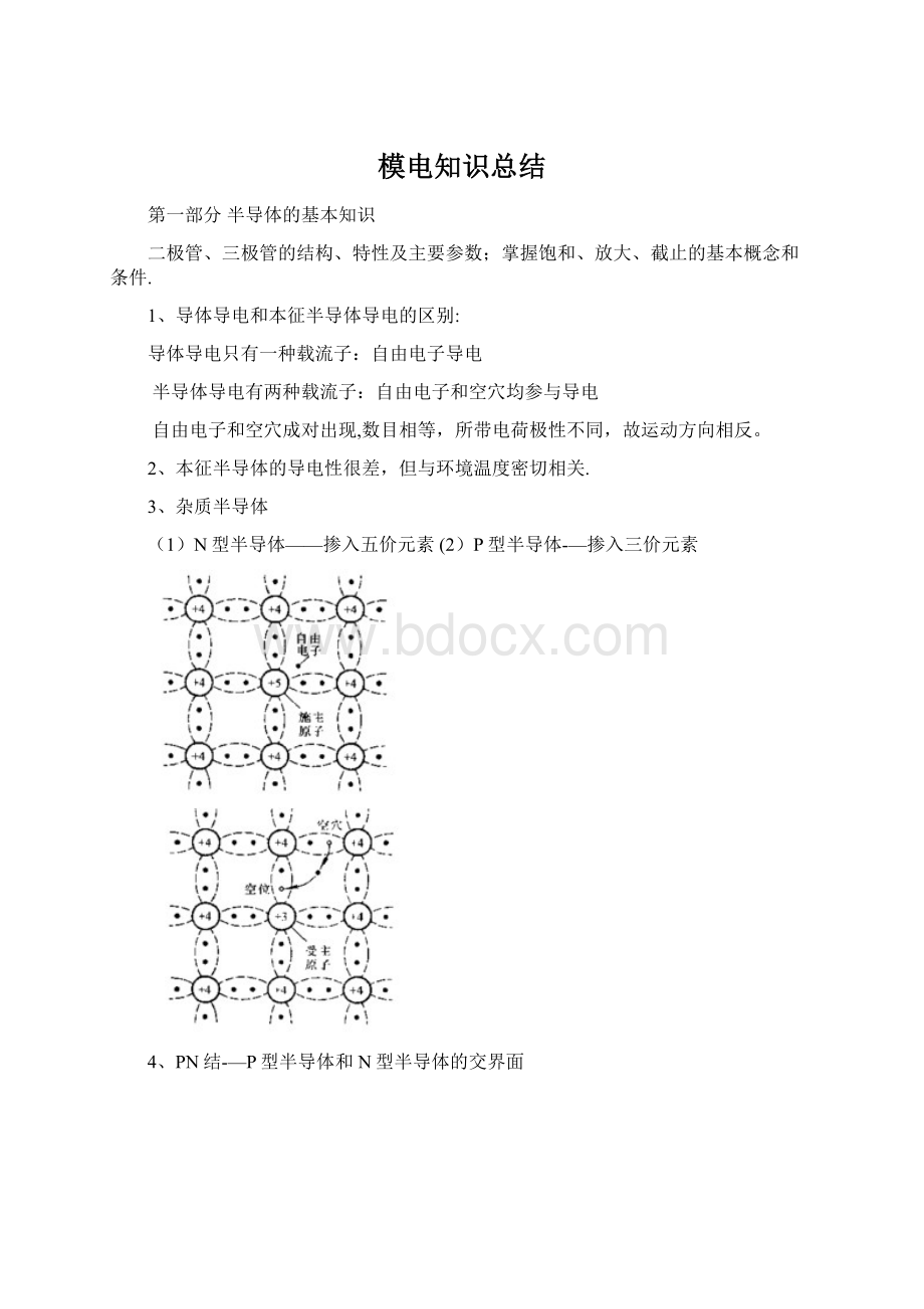 模电知识总结.docx_第1页