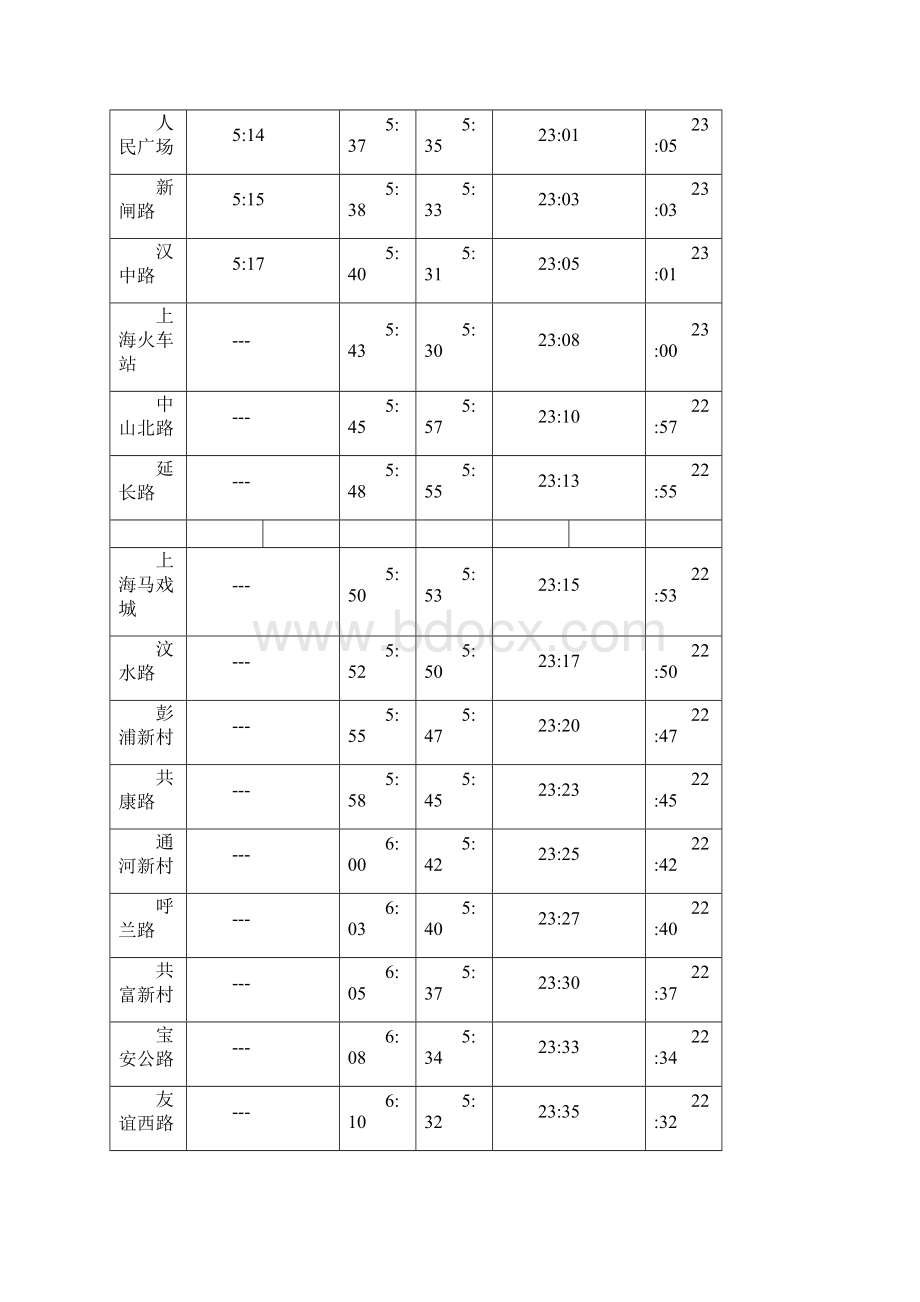 地铁时刻表文档格式.docx_第2页