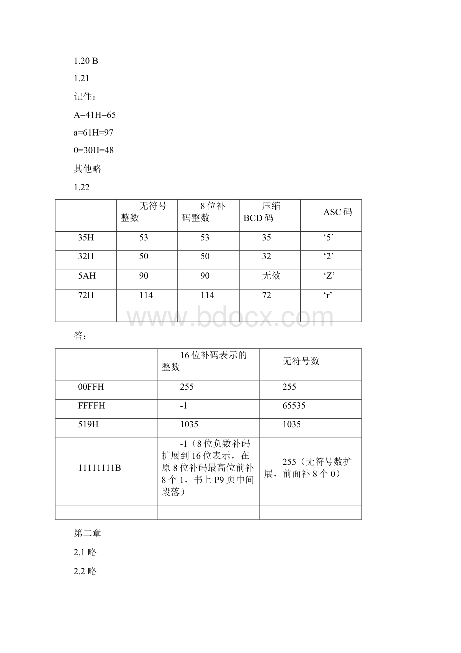 汇编语言程序设计习题答案.docx_第2页