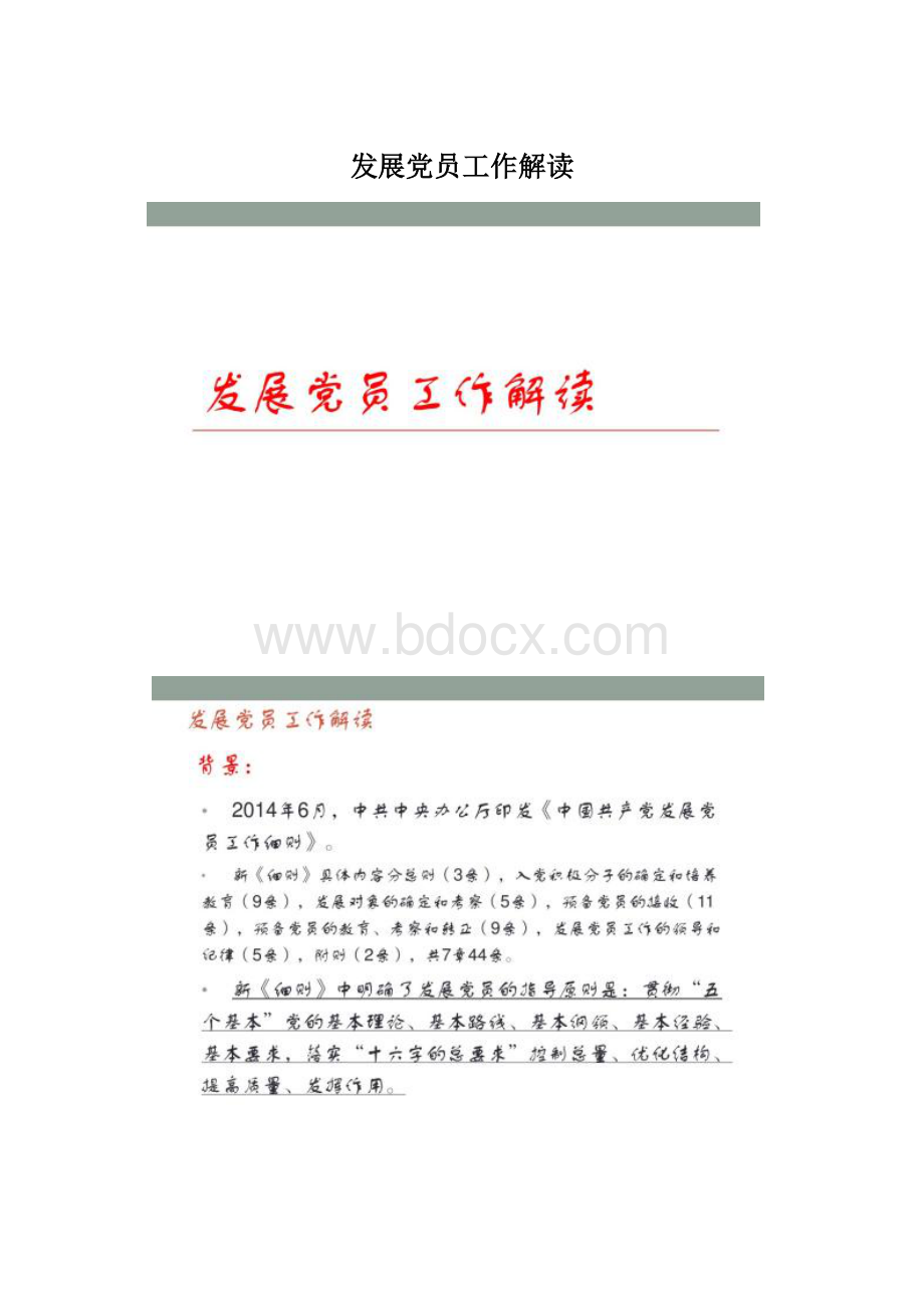 发展党员工作解读.docx