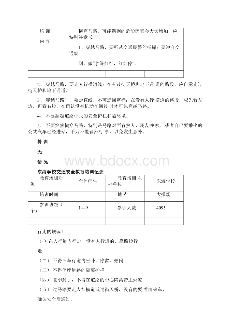 交通安全培训记录.docx_第3页