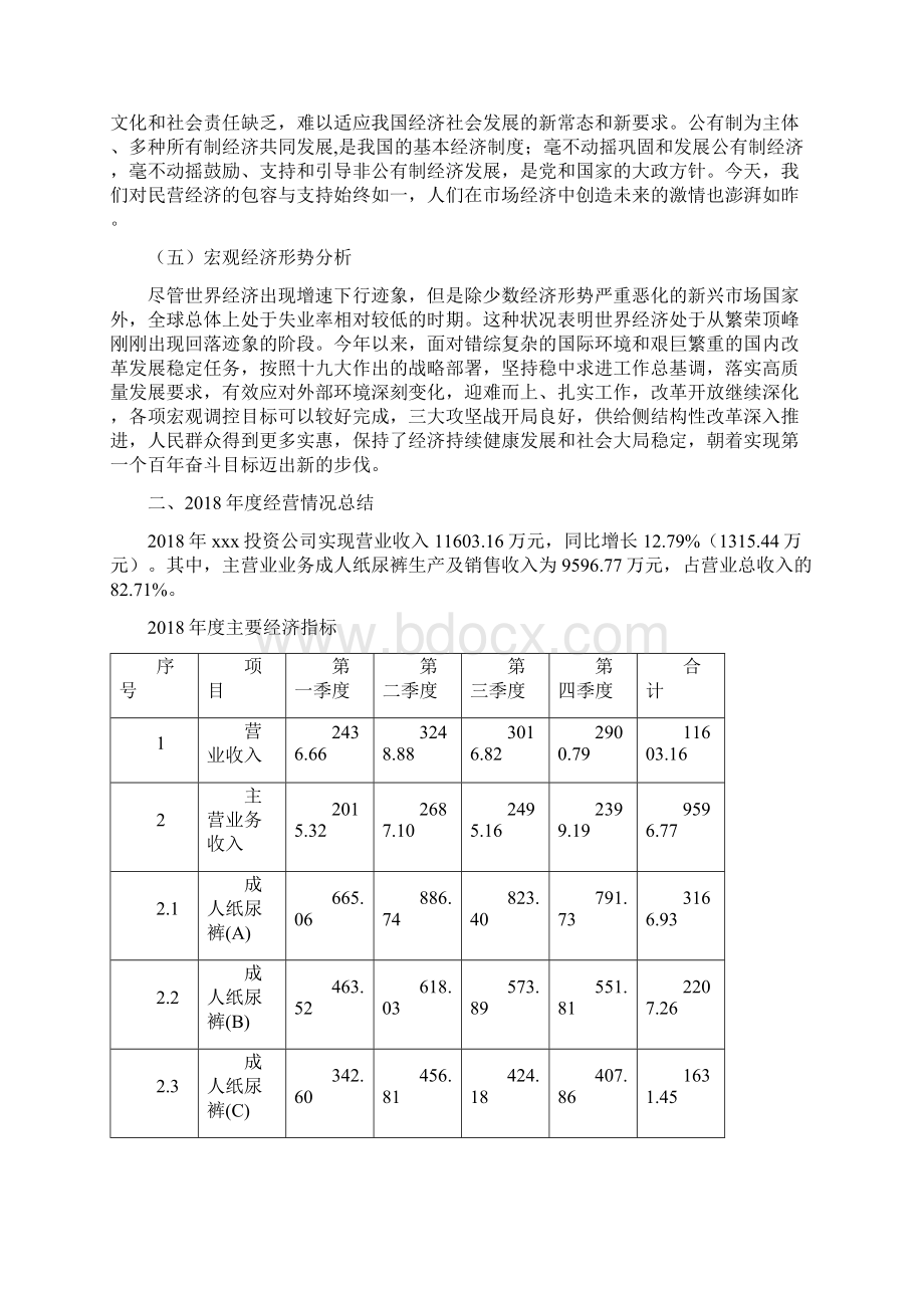 成人纸尿裤项目年终总结报告.docx_第3页