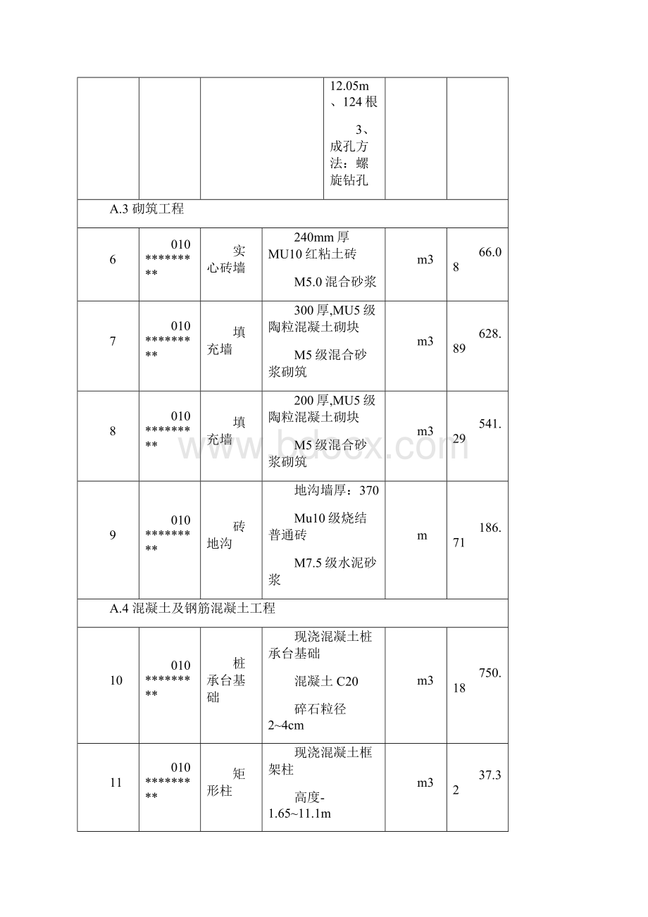 整理工程量清单实例.docx_第3页