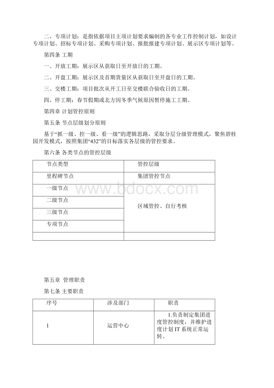 碧桂园集团进度计划管理办法.docx_第3页