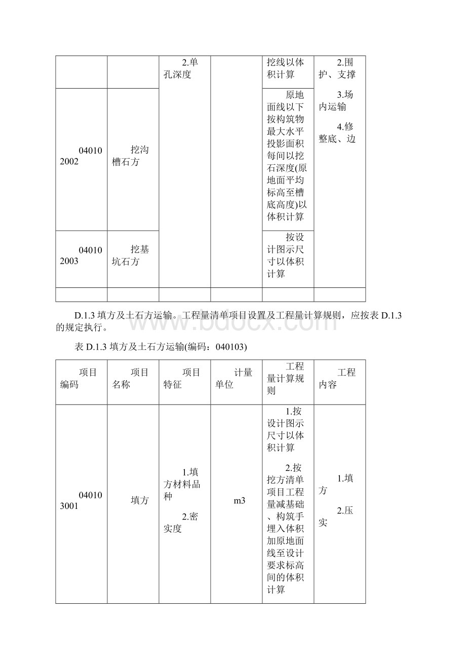 附录D市政工程工程量清单项目及计算规则之欧阳史创编Word文档格式.docx_第3页