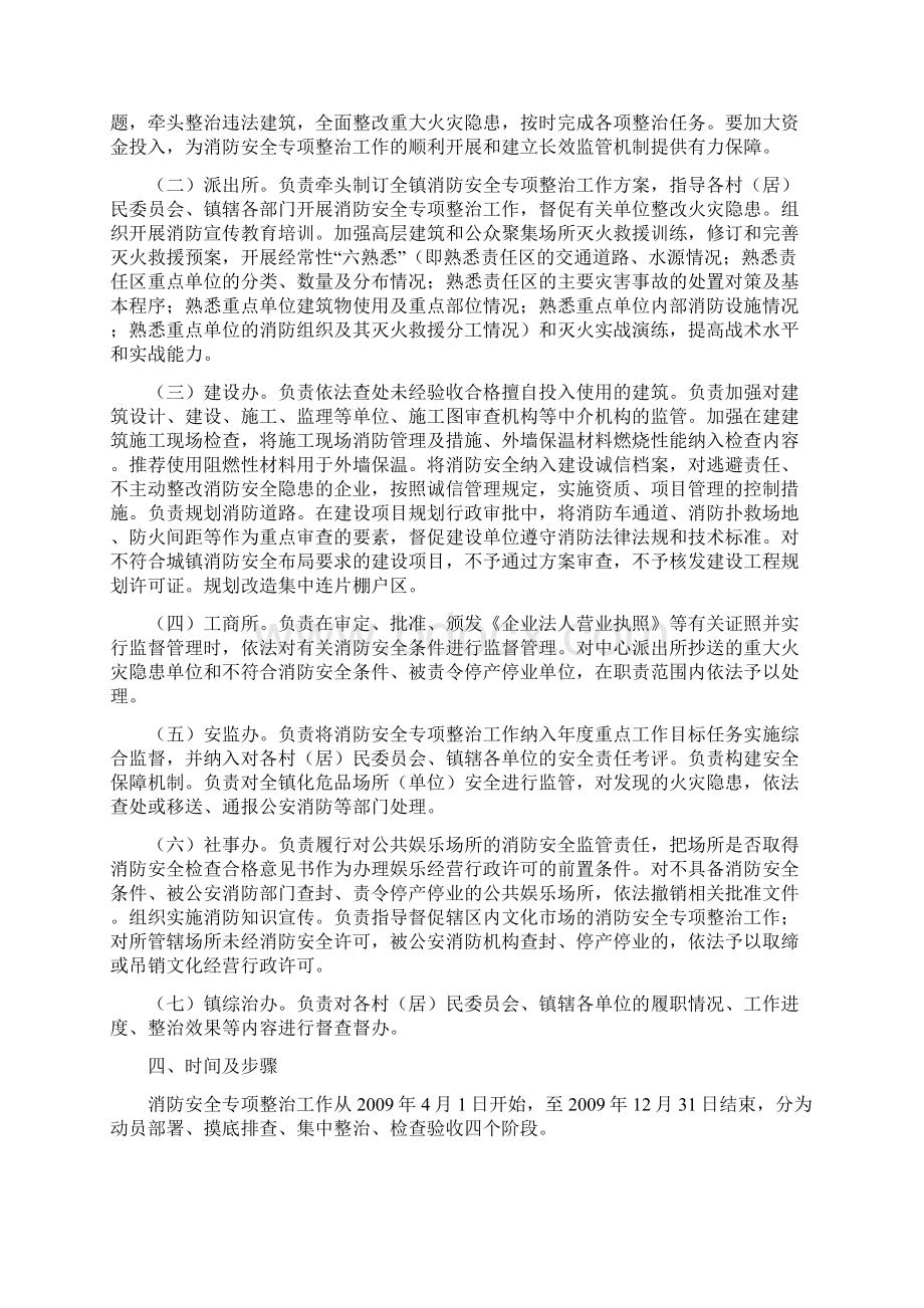 整理年金鸡镇消防安全专项整治工作方案.docx_第2页