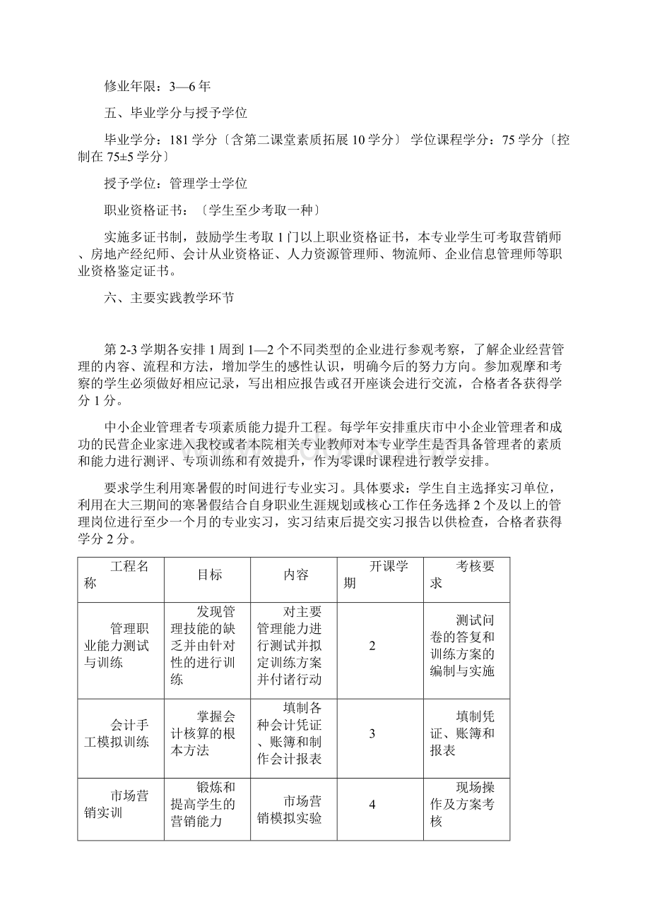 经济管理学院人才培养方案Word文件下载.docx_第3页