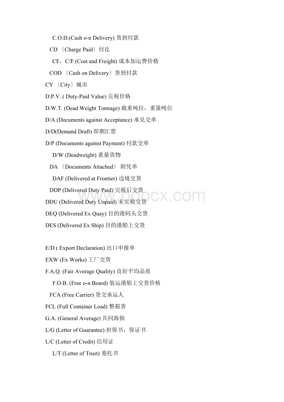 国贸英语常用外贸缩写.docx_第2页