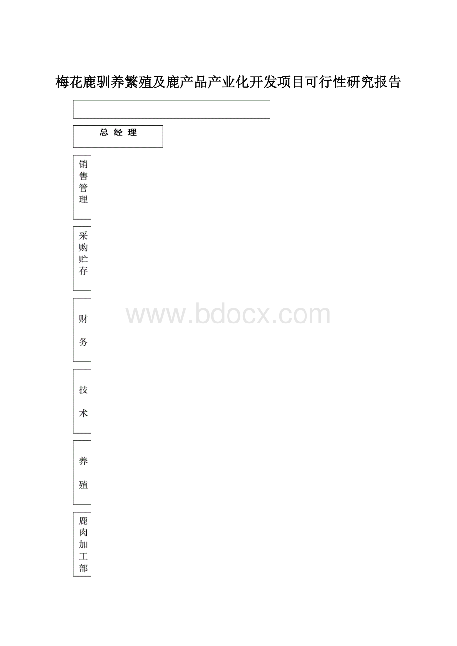 梅花鹿驯养繁殖及鹿产品产业化开发项目可行性研究报告Word格式.docx