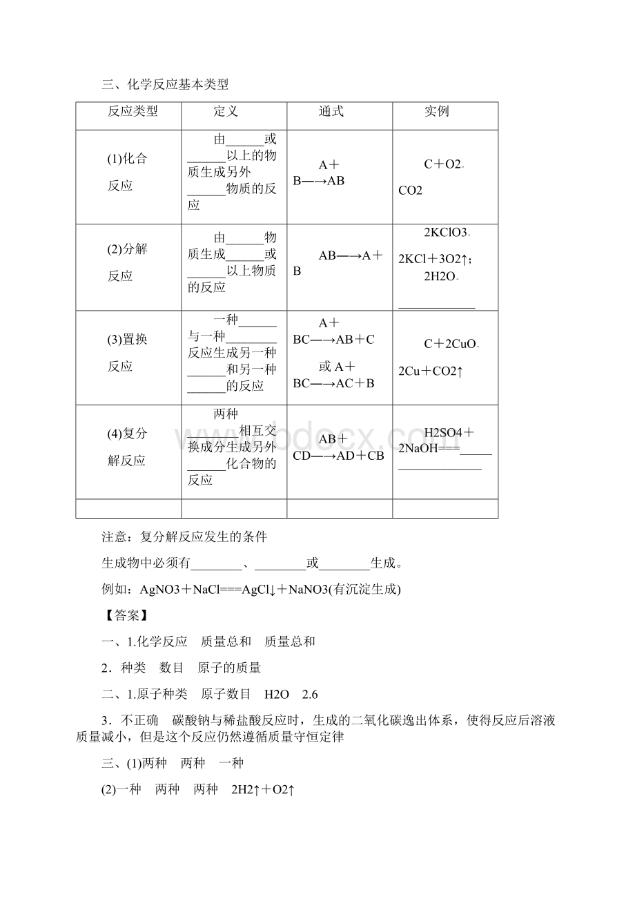 中考化学精讲精练5 质量守恒定律.docx_第2页