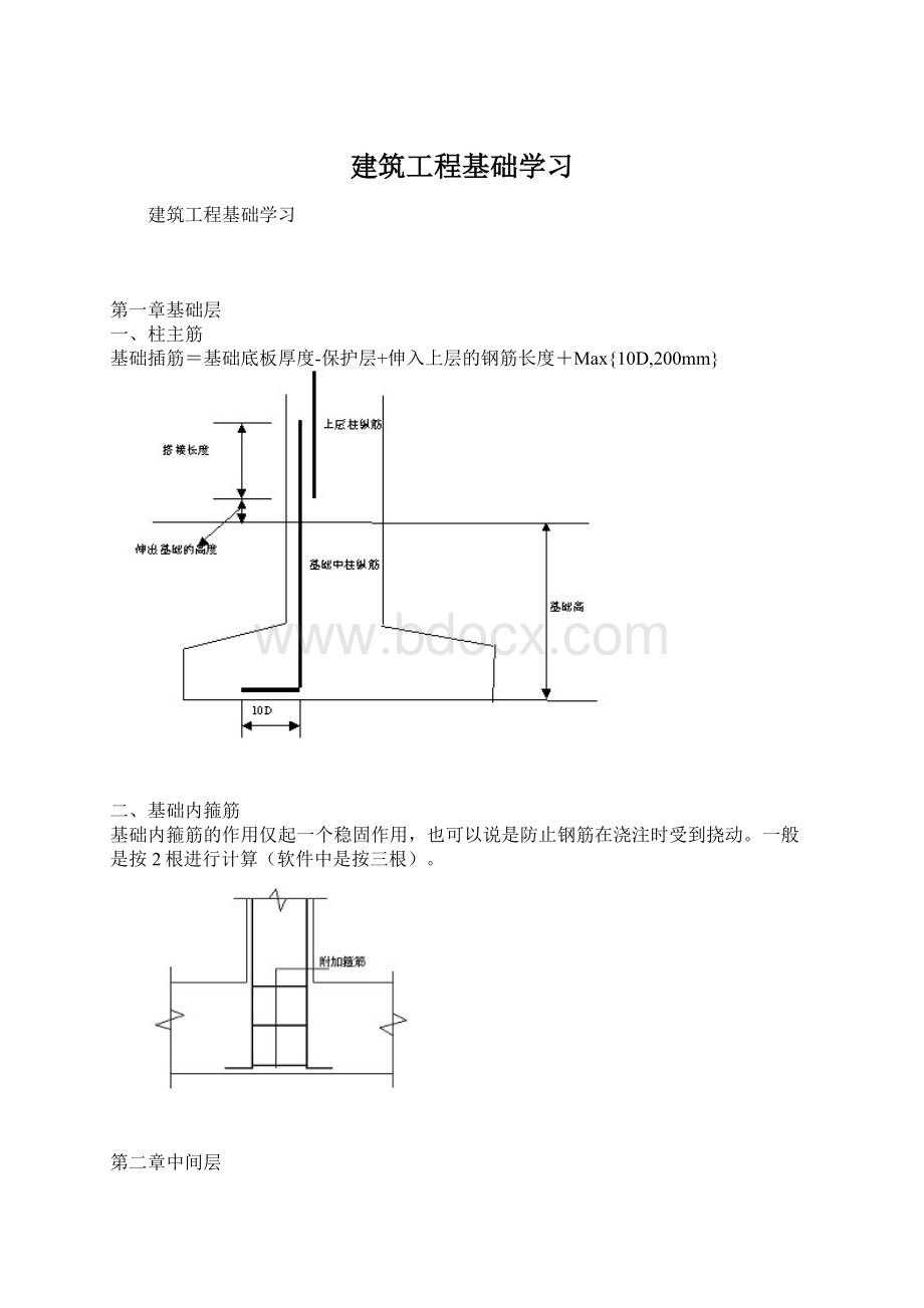 建筑工程基础学习.docx_第1页