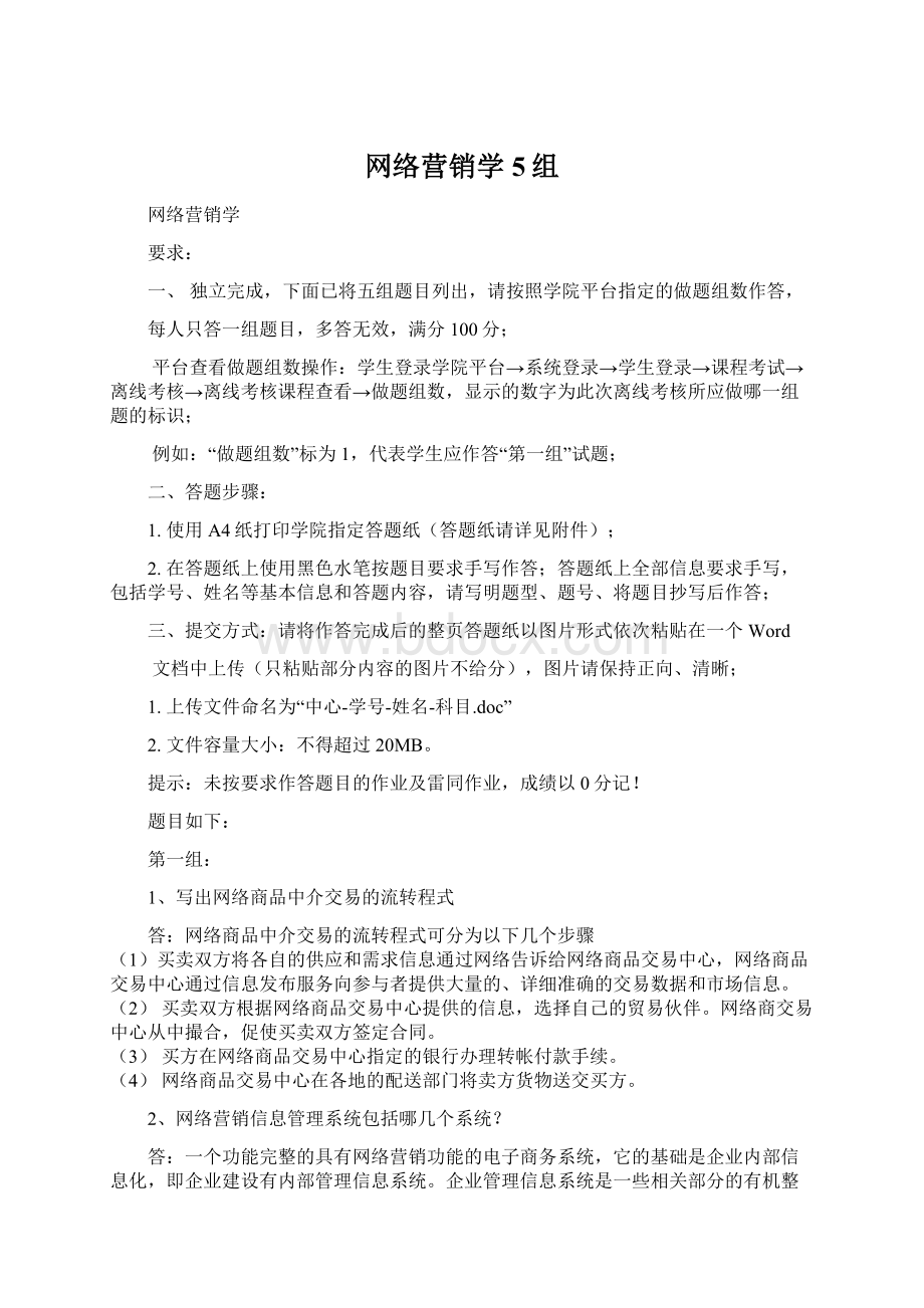 网络营销学5组.docx