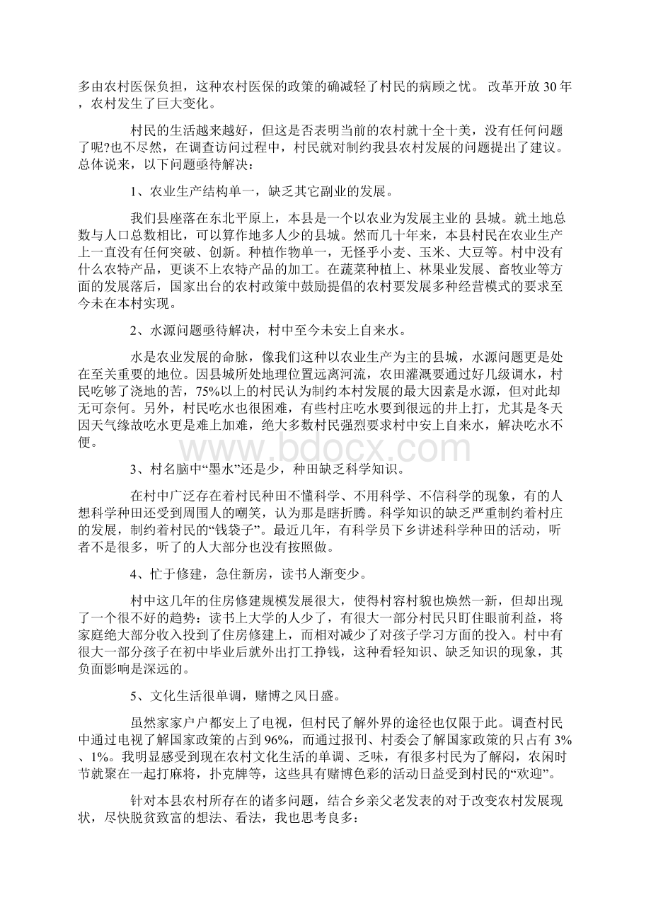 毛概社会实践报告格式范文Word格式.docx_第3页