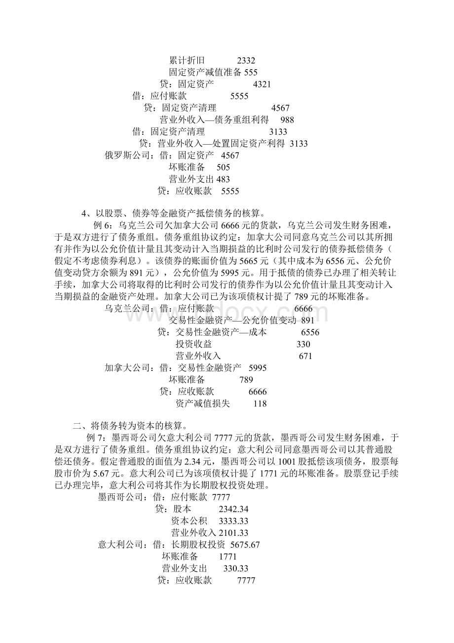 帮您恢复记忆实务第11章债务重组.docx_第3页